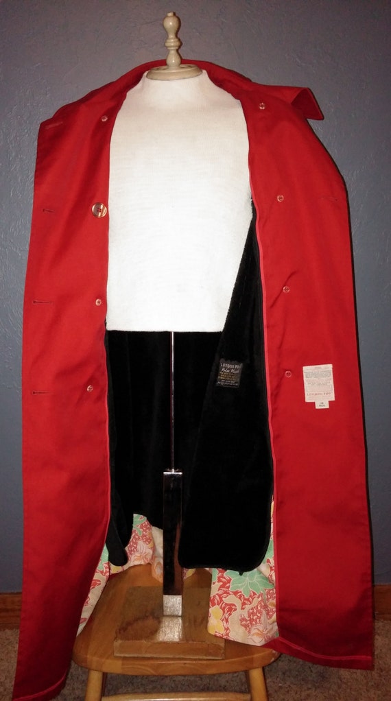 Vintage Women's Red London Fog Coat - image 2