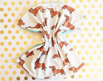 Dachshund lovie blanket