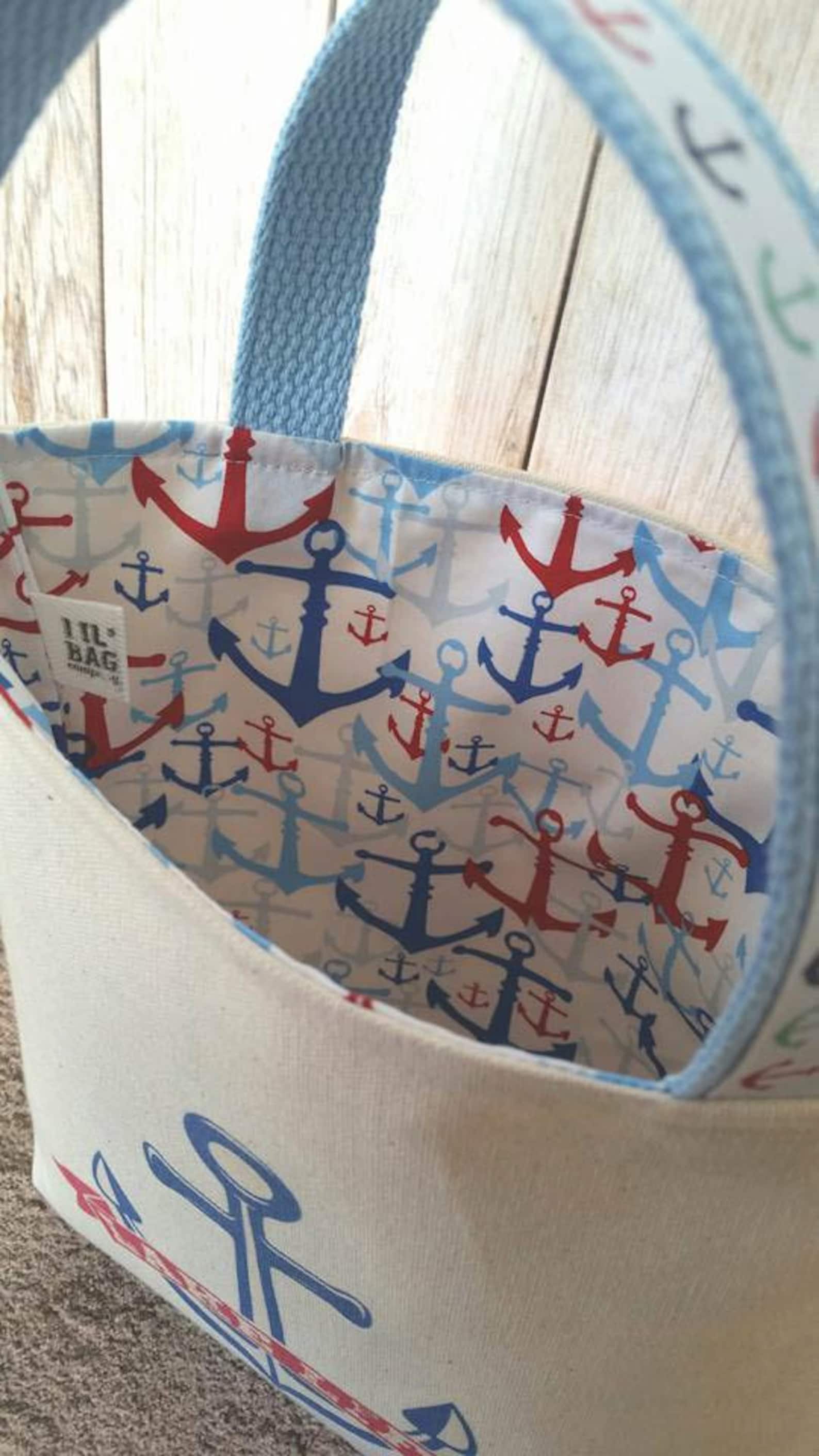 Boat Bagkid's Lake Tote Bag Anchor Toteboat Birthday - Etsy