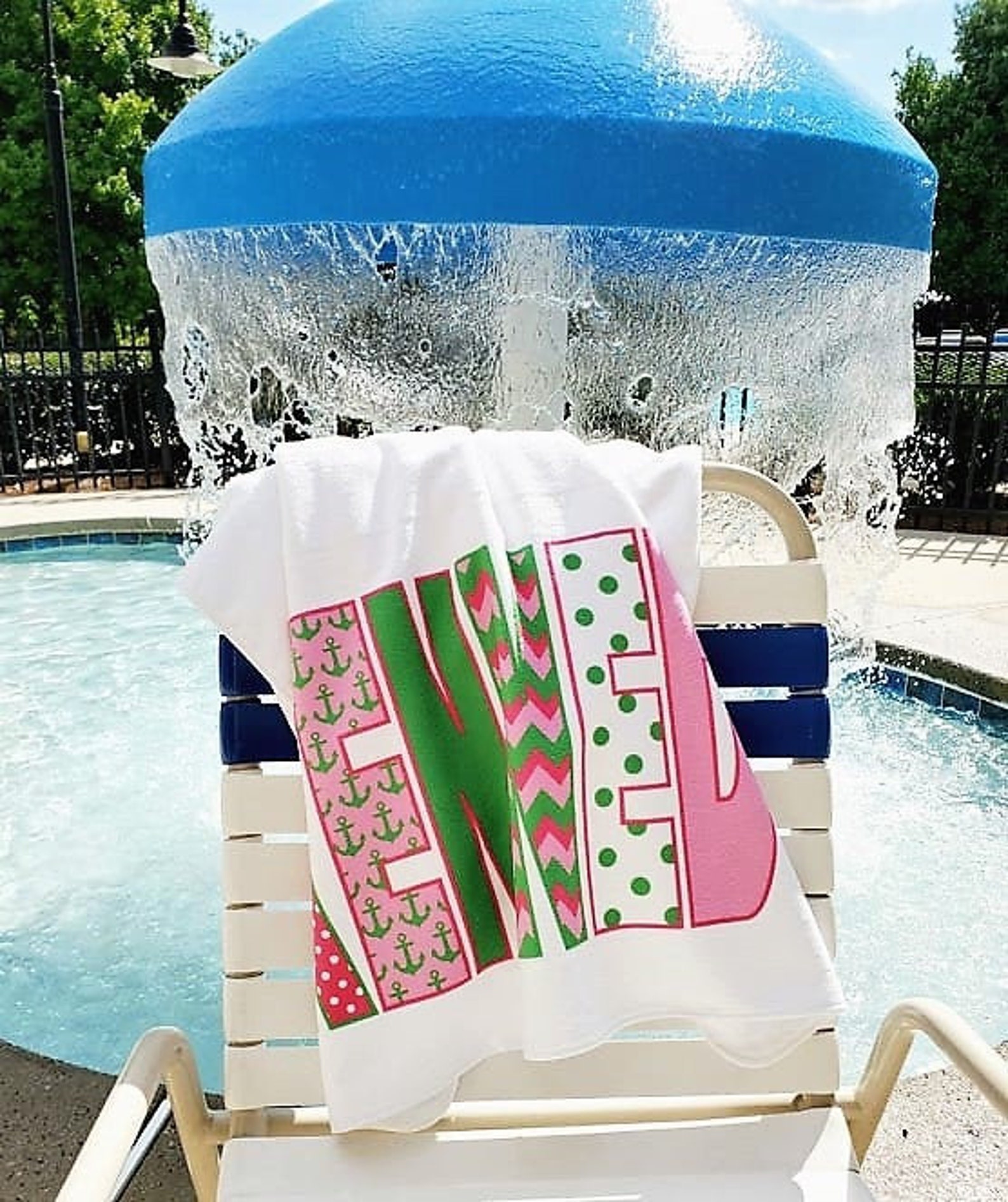 Personalized Beach Towel Beach Towel Pool Towel Pool Party Etsy UK