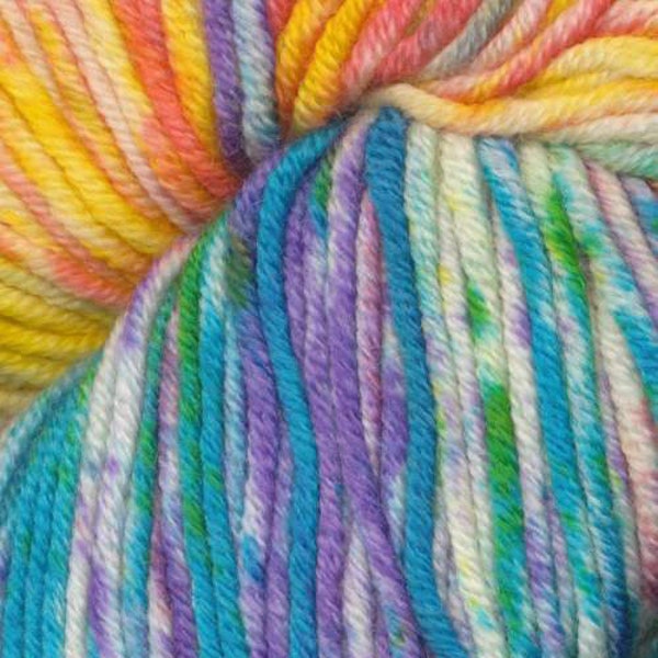 SALE! Yarn 25 Off!! Indulgence Hand Painted by Knitting Fever DK Weight Machine Washable Wool
