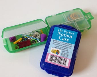 Nancy's Knit Knacks, The Perfect Notion Case, Small Plastic Case with Compartments