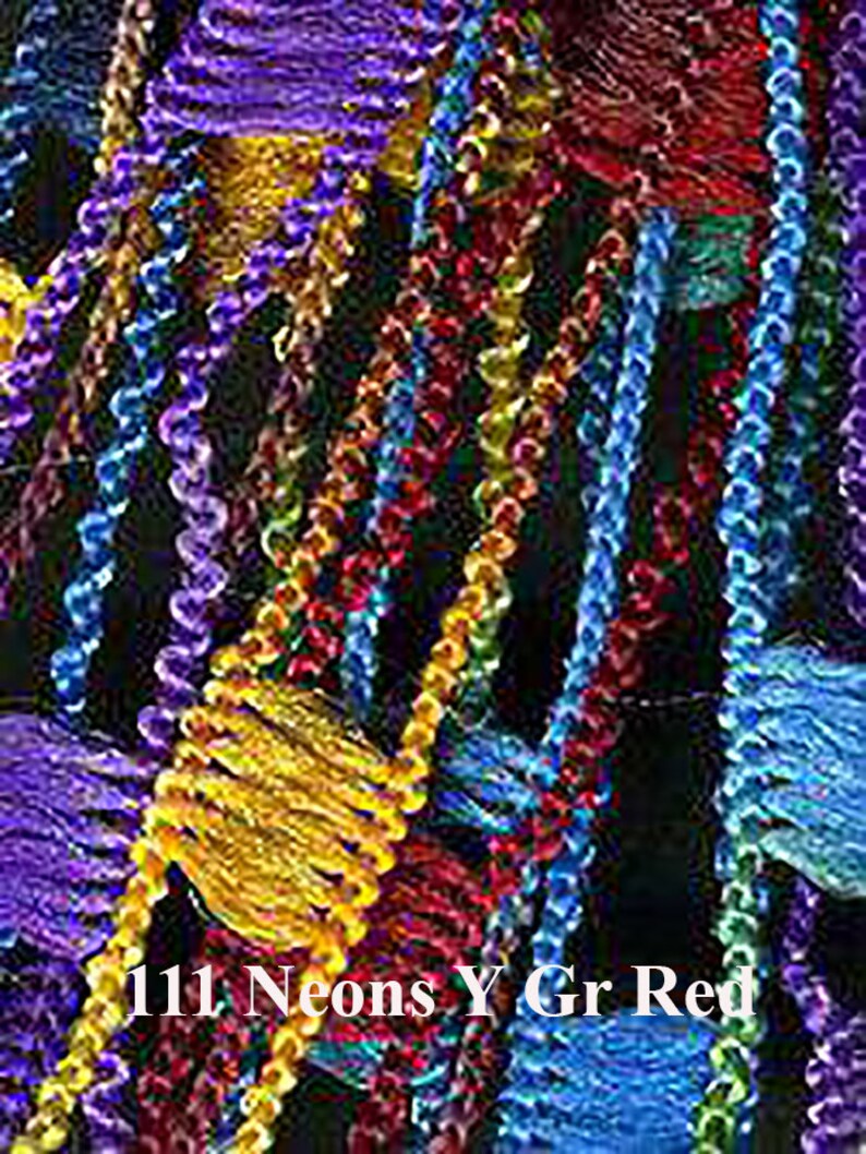 Novelty Ribbon Ladder Yarn Dazzle Colors 80115 Listing 1 of Etsy