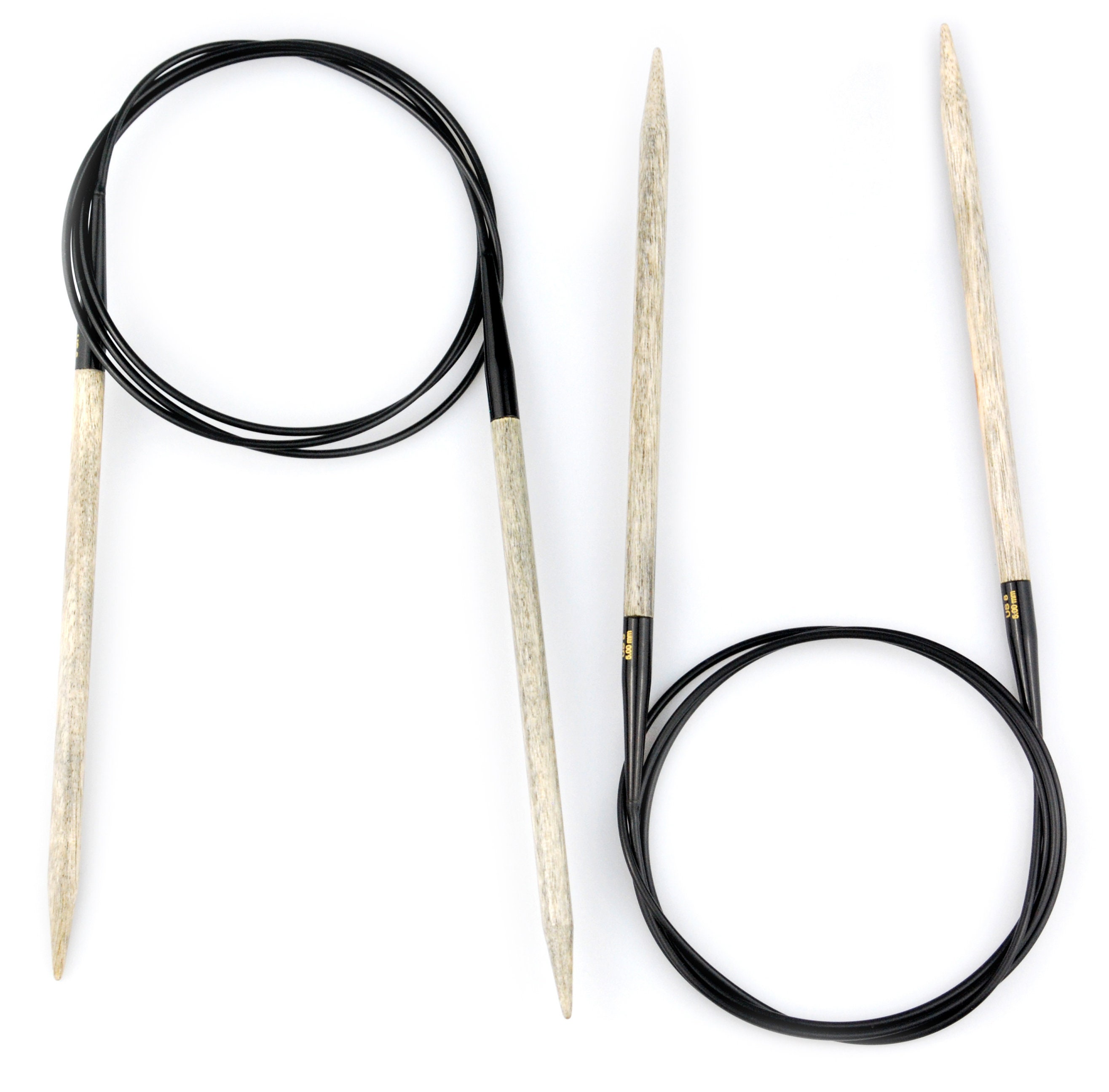 Hiyahiya 12 Circular Needle Sharps US0,1,1.5,2,2.5,3,4,5,6,7,8,9 Sharp  Stainless Steel Circular Knitting Needles 12 Metal Circular Needle 