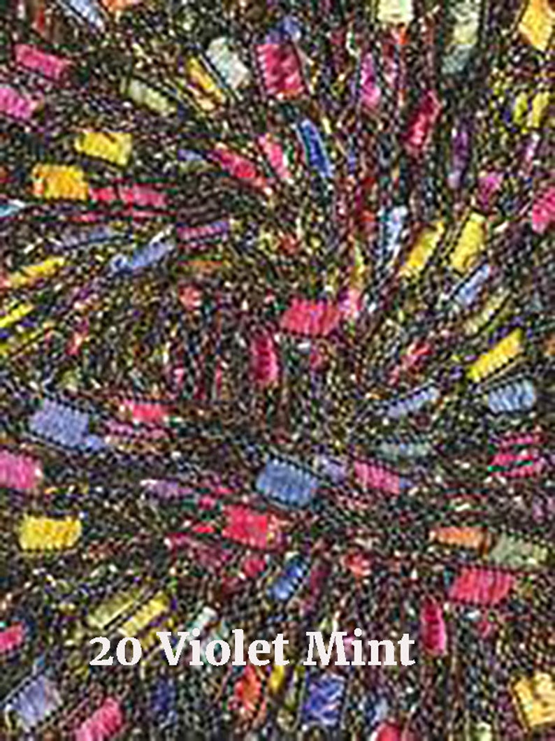 Novelty Dazzle Metallic Ribbon Ladder Yarn Listing 8 of 8 Etsy