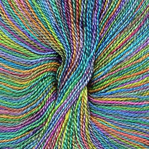 Jupiter Moon Farm Findley Dappled Gradient Wool Silk Lace Fingerling Weight Yarn