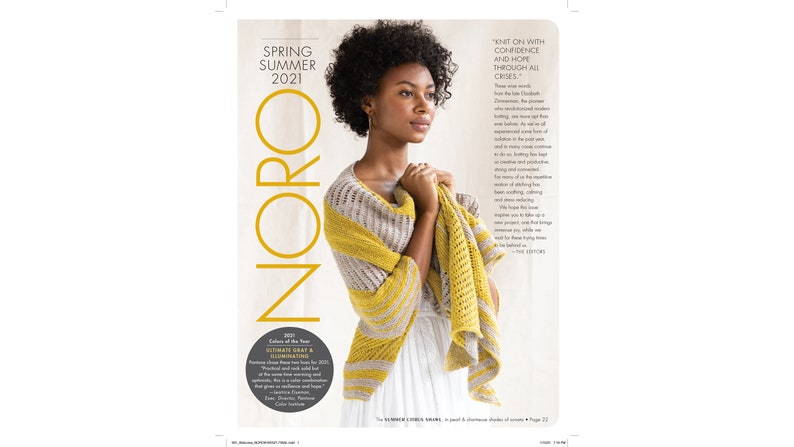 Noro Knitting Magazine SpringSummer 2021 Issue 18