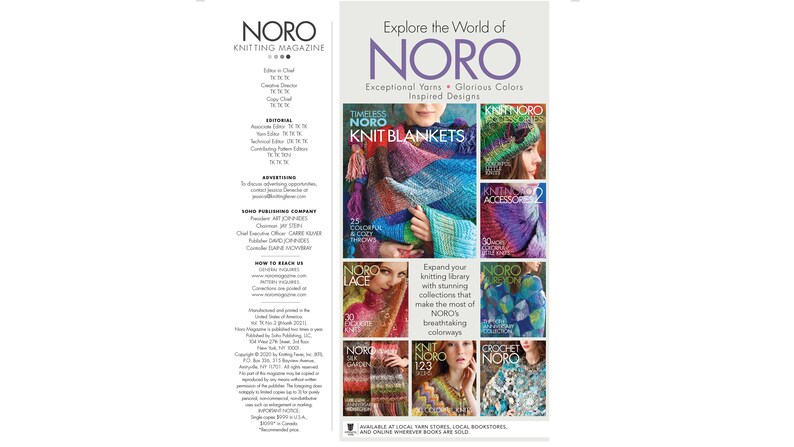 Noro Knitting Magazine SpringSummer 2021 Issue 18