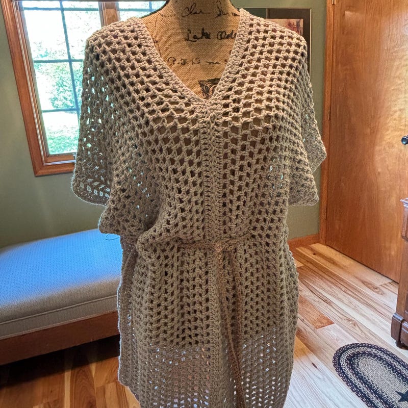 Open Weave Cover Up Dress