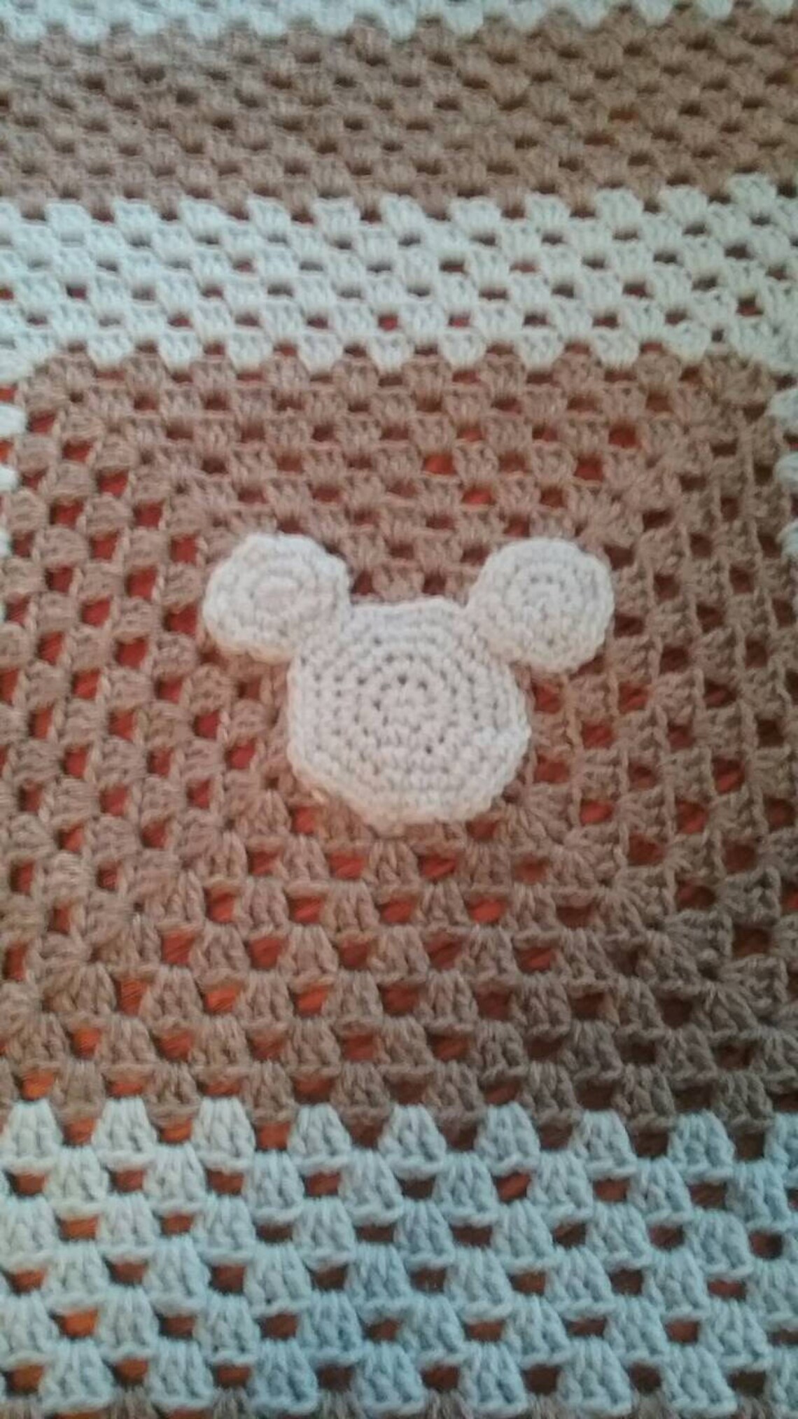 Mickey Mouse Baby Blanket Disney Baby Blanket Blue and Grey Etsy