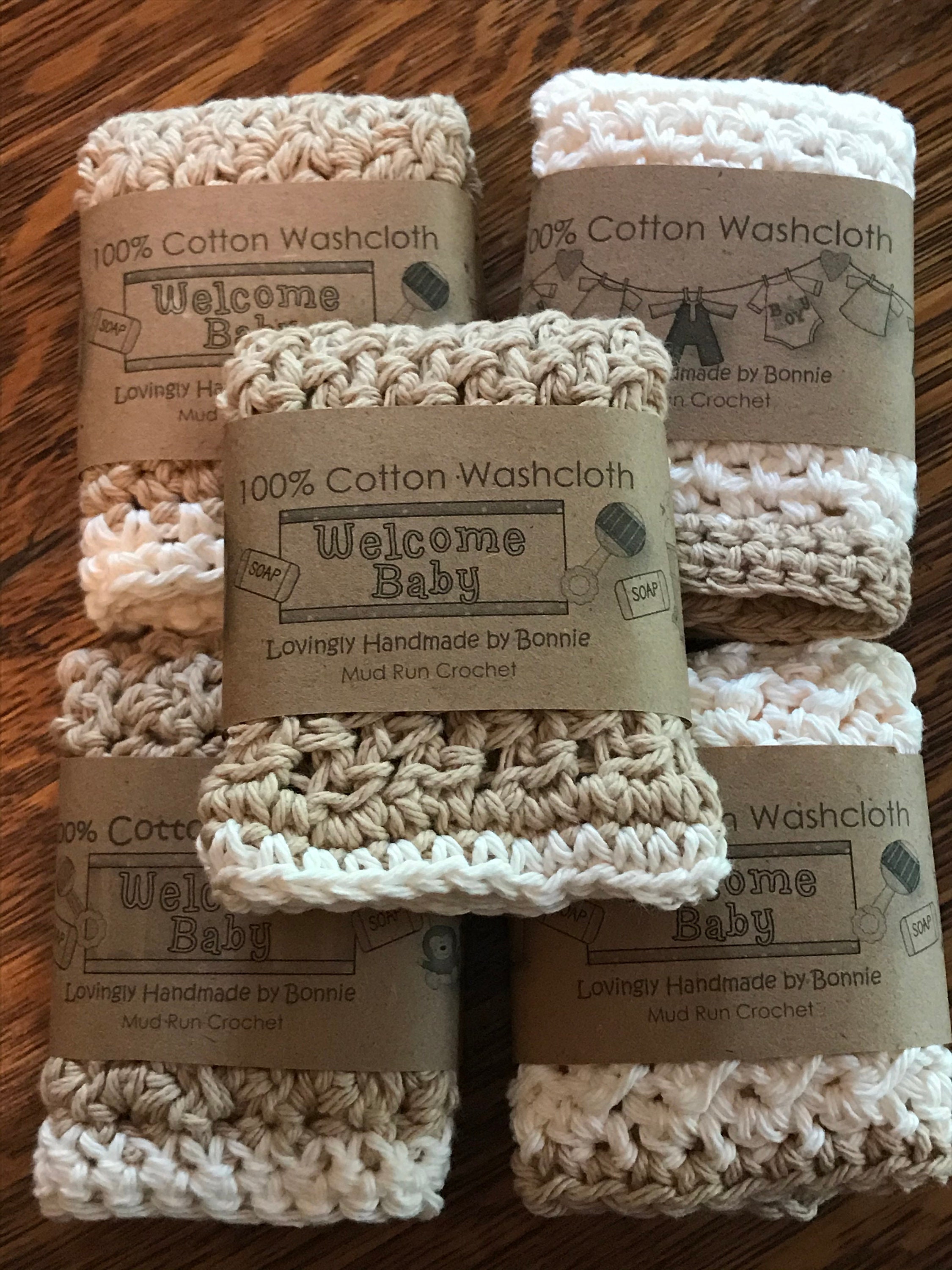 Cotton baby washcloths hot sale