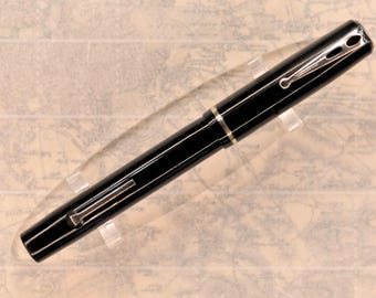 Esterbrook Dollar B fountain pen (restored) - Black 9556 Firm Fine nib