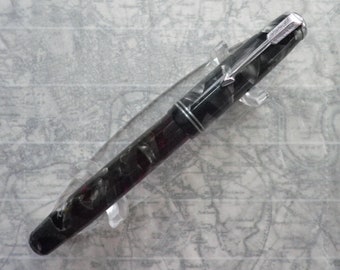 Parker Vacumatic Jr fountain pen (restored) - Gray Marble 14K Medium nib