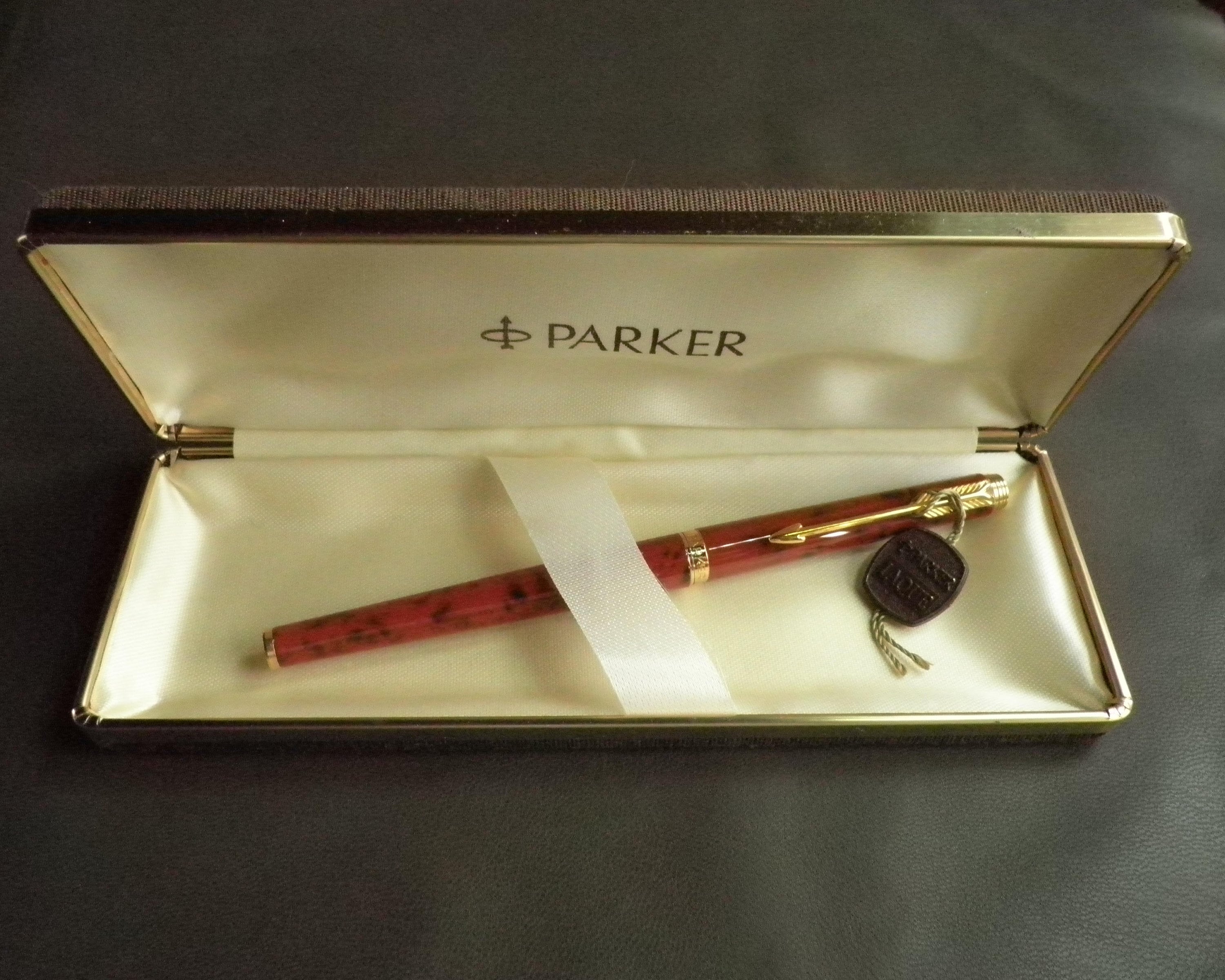 Parker 75 Laque rollerball pen - Red Jasper - Etsy 日本
