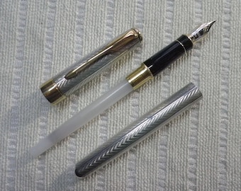 Buy Parker Sonnet Fountain Pen Sterling Silver Fougère 18K