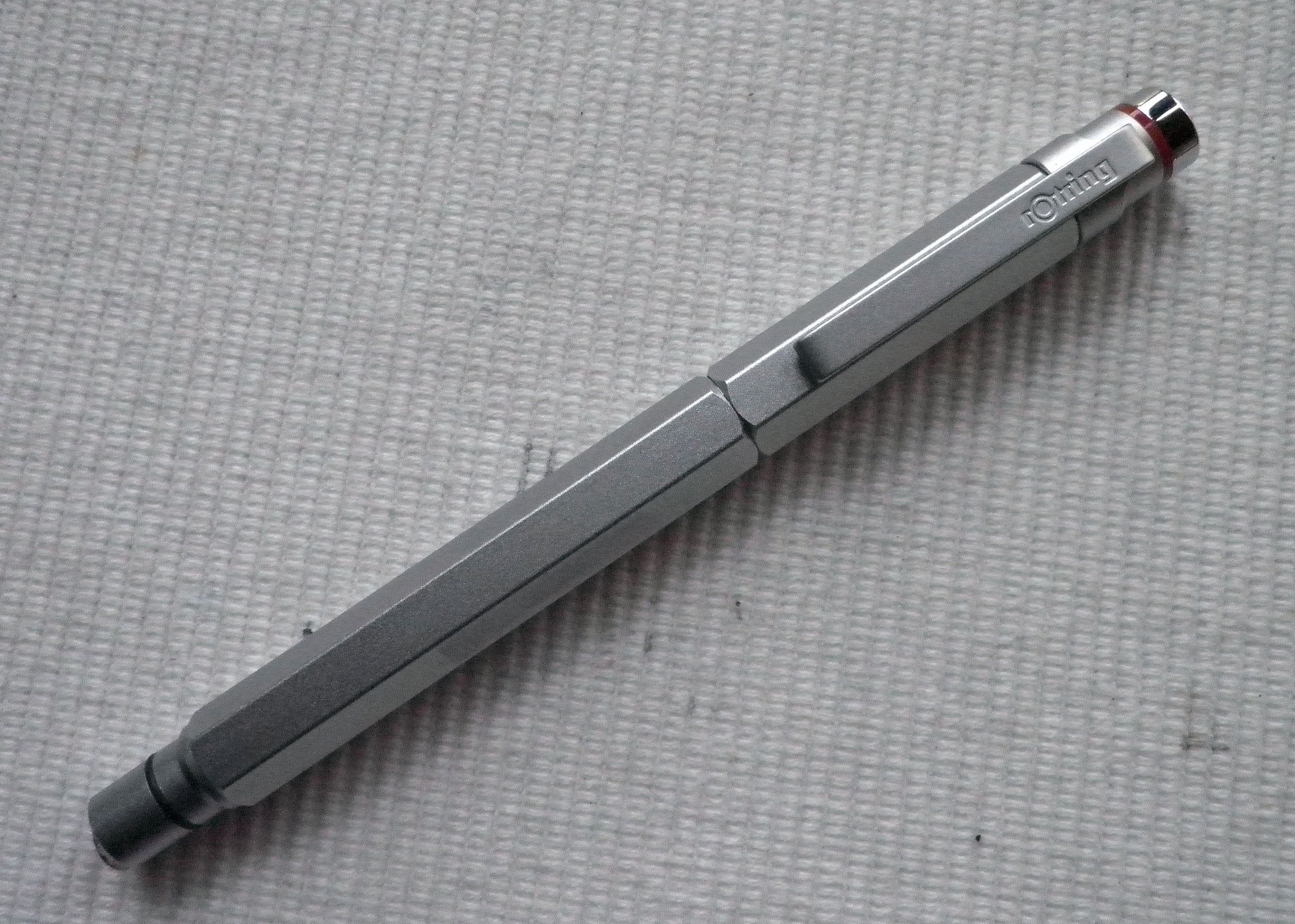 Rotring Newton Fountain Pen - Silver Matte Steel Fine Nib - Etsy