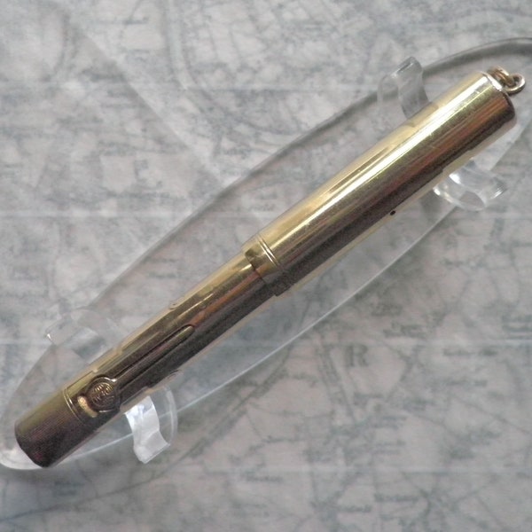 Waterman 0552 1/2V Plain ringtop fountain pen (restored) - Plain gold-filled 14K fine nib