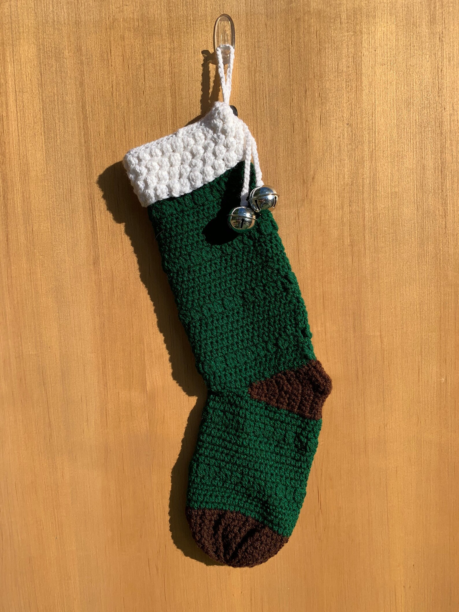 Christmas Stocking With Bells 