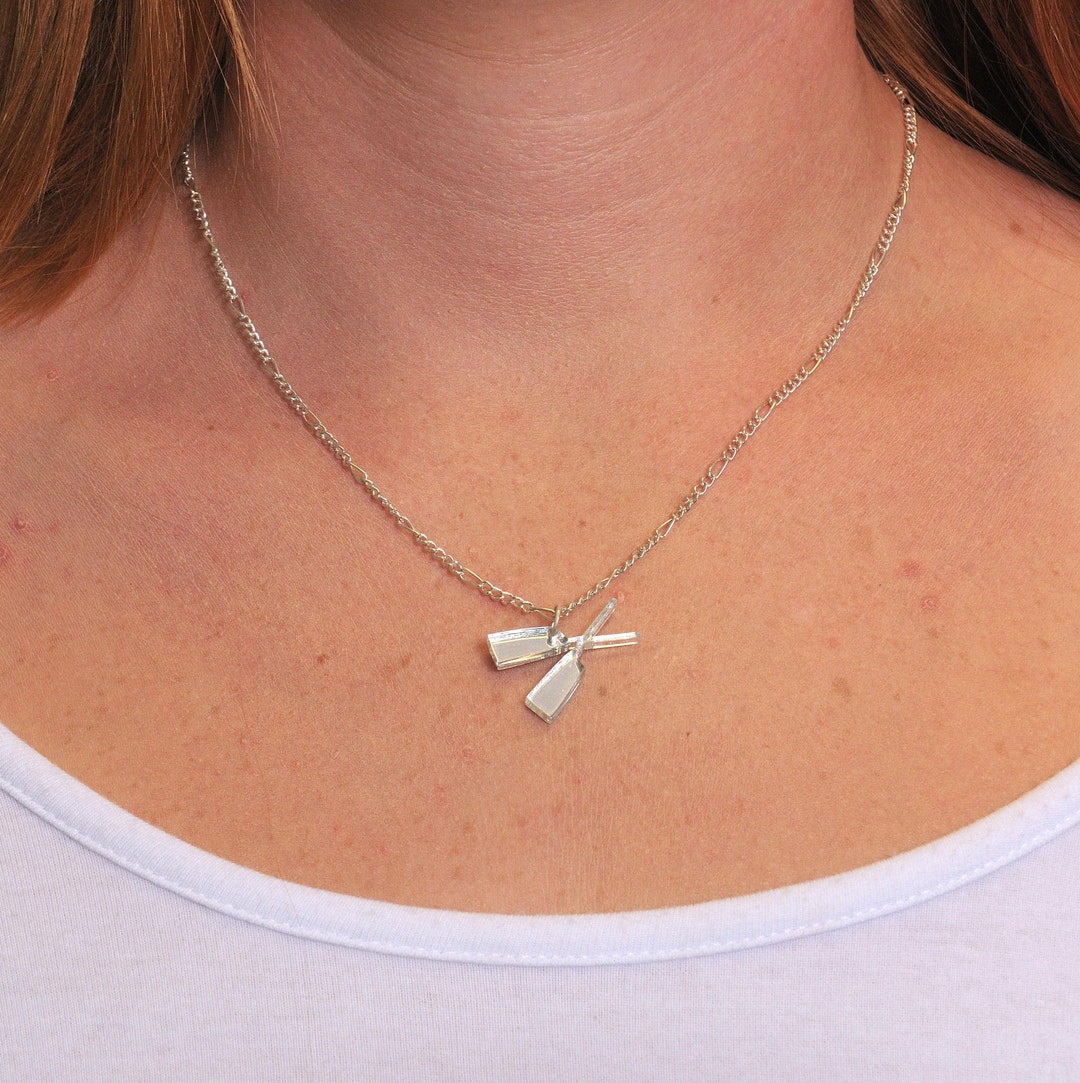 Acrylic Rowing Necklace in 8 Colors Mirror Finish Plastic Etsy
