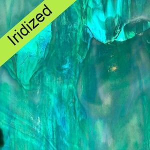 8&quot; x 6&quot;  -   Aqua Green Opal (Wissmach 250 DIR)