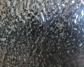 Stained Glass Sheet, 10 quot x 5 quot - Black Ripple 90 (Bullseye 100-22 F)