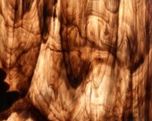 Stained Glass Sheet, 8 quot x 6 quot - Clear, white and Reddish Brown . quot Hawkwings quot (Spectrum 6011-85 cc)