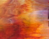 Stained Glass Sheet, 8 quot x 6 quot -Red, Orange, Yellow and White (Spectrum 675-5)