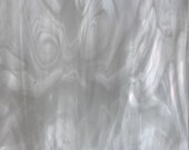 Stained Glass Sheet, 8 quot x 6 quot - White and Clear (Spectrum 307 )
