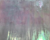 Stained Glass Sheet, 8 quot x 6 quot - White Iridized (UK 256)