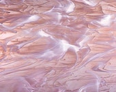 Stained Glass Sheet, 8 quot x 6 quot Pale Purple and White Wispy (Spectrum 349-1)