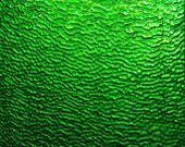 Stained Glass Sheet, 8 quot x 6 quot - Green Cathedral Tight Ripple (Kokomo 659 trip)