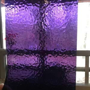 12" x 12" Stained Glass Sheet,  Dark Violet Corella Classic (Wissmach 311 V COR)