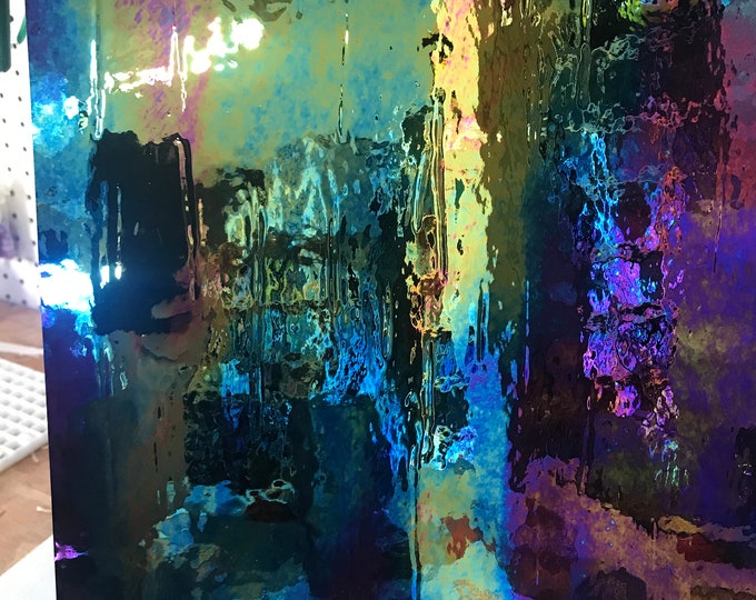 Stained Glass Sheet 12 X 12 Solid Black Etsy