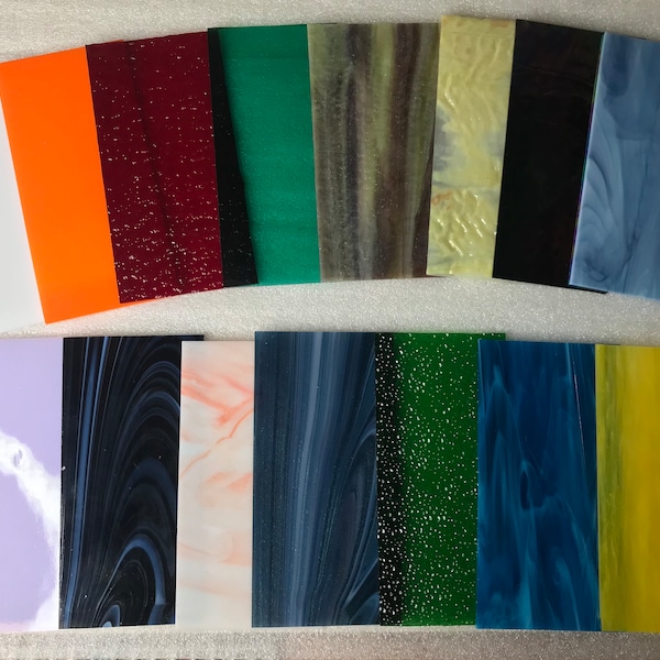 Stained Glass Pieces Etsy