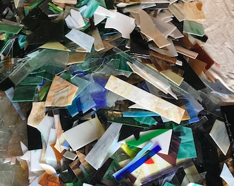10 lbs , You Pick size, scraps - Earth tones - 6 *PLEASE READ SHIPPING