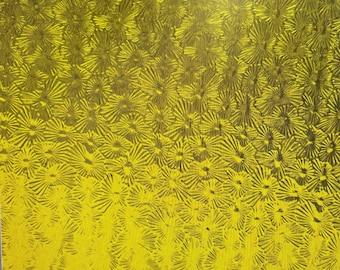Yellow Florentine (Wissmach 31 Flor) 12” x 12"