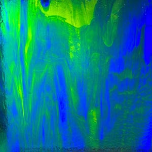 12" x 12"  - Cobalt Blue and Green Streaky  (Armstrong 4233 S) **PLEASE READ***