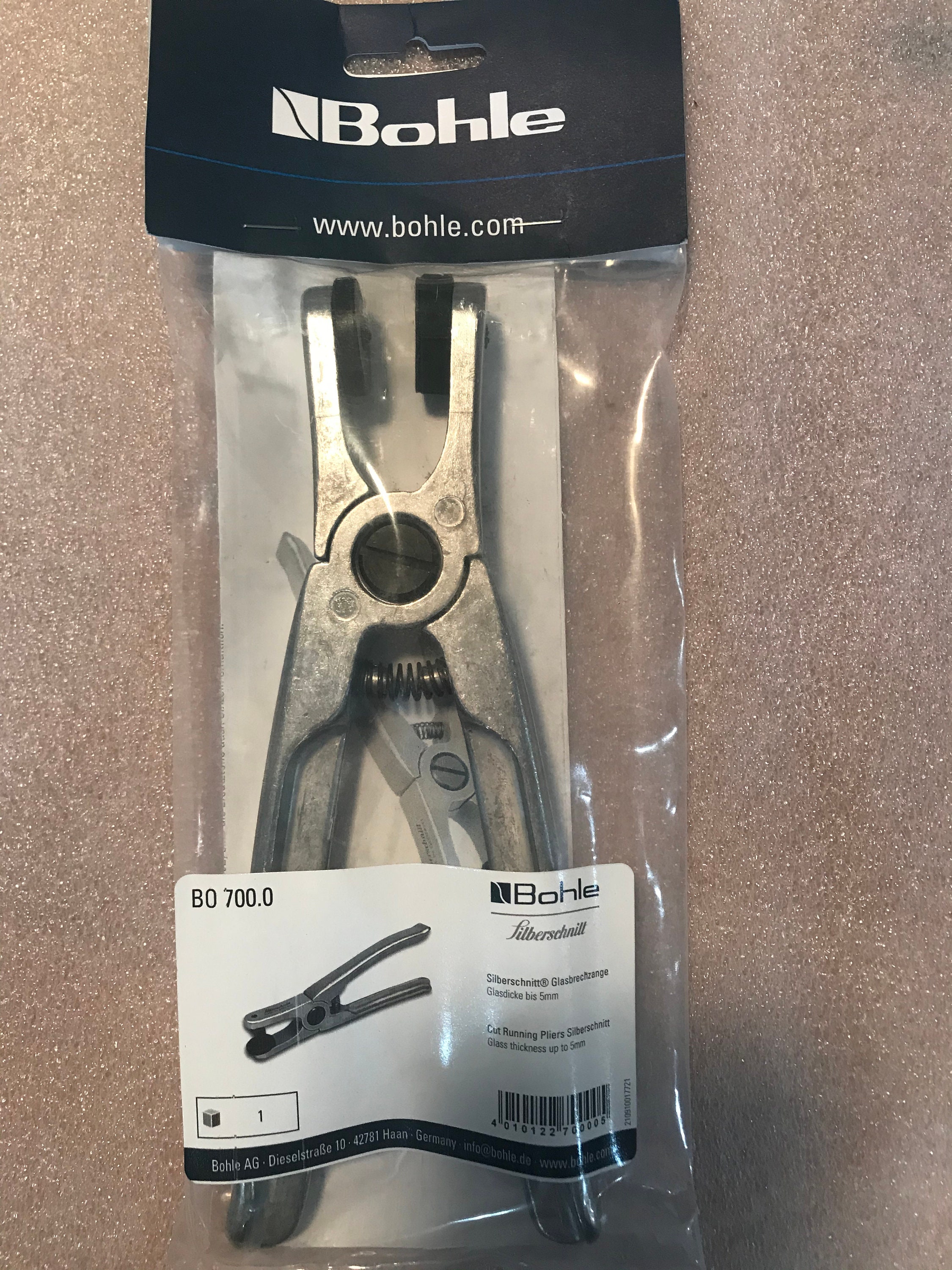 Silberschnitt Glass Cut Running Pliers 