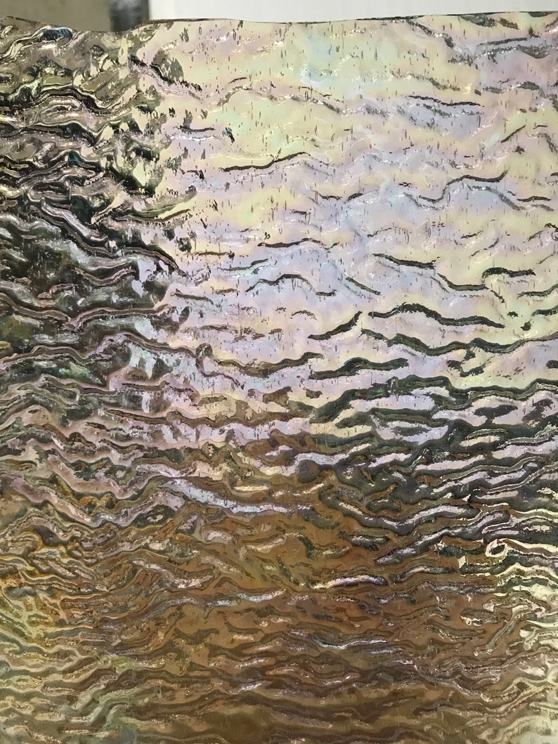 Stained Glass Sheet 12 X 12 Clear Ripple Etsy