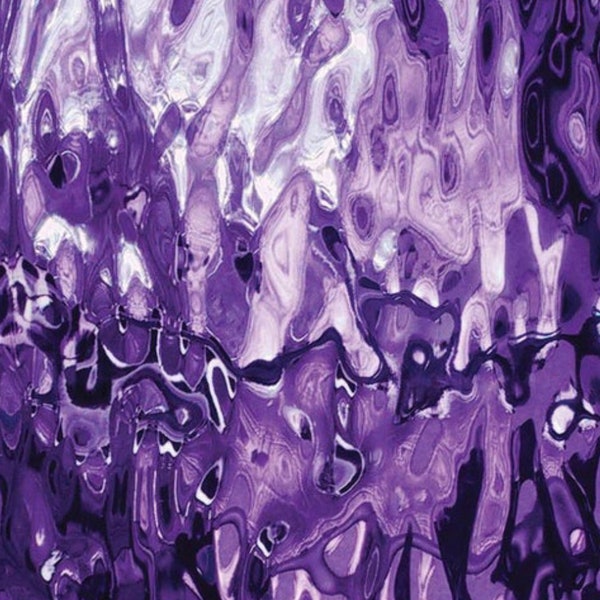 Stained Glass Sheet, 11” x 12” UltraViolet Purple SilverCoat