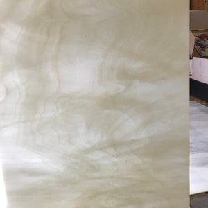 Feuille de vitrail, 12 x 12 po. ivoire et transparent 96 (Oceanside 201-61 pi²)
