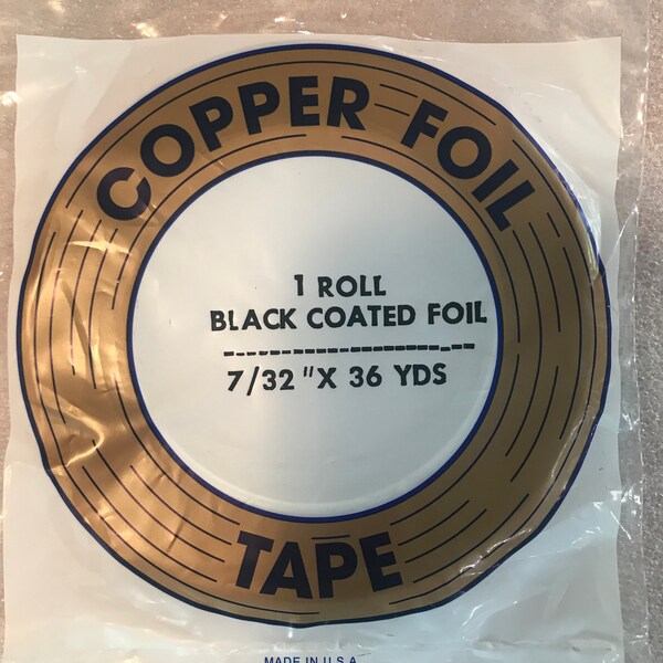 Edco  Black Backed Copper Foil - 7/32” x 36 Yds