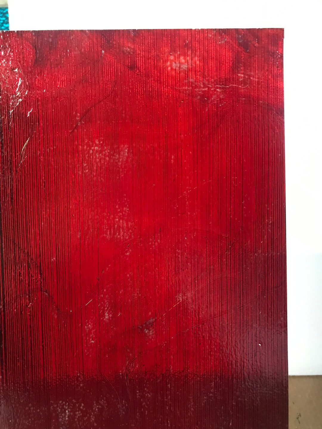 Stained Glass Sheet, 12 X 12 Grenadine Red Fibroid uroboros 70606 Etsy