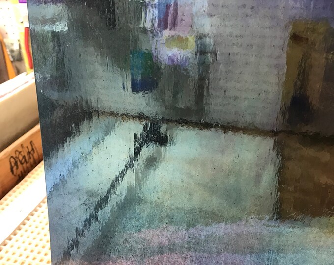 Stained Glass Sheet, 12 X 12 Light Blue Cathedral merry Go Round Etsy