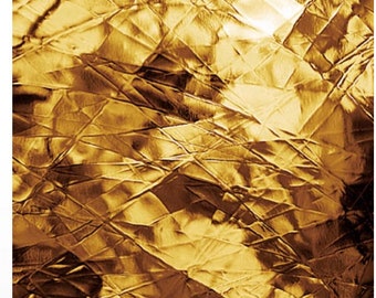 Stained Glass Sheet, 8" x 6" Medium Amber Artique (Spectrum 110-8 A)