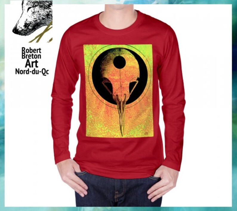 Long Sleeve Tees Women Concept Graphic Art Men With My Design Of The Bird Skull T Shirts Clothing Valresa Com