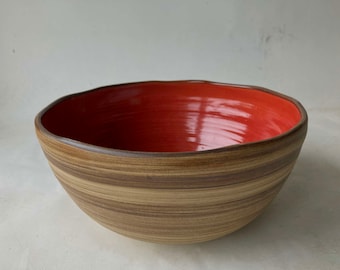 Washbasin Dark Red / Green Ø 30 H 14 cm