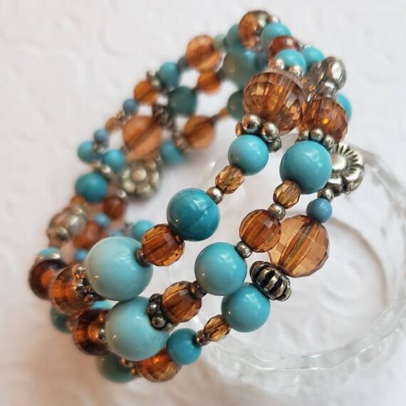 Bracelets, Mixed Lot of memory wire and stretch b… - image 6