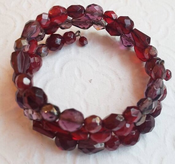 Bracelets, Mixed Lot of memory wire and stretch b… - image 5