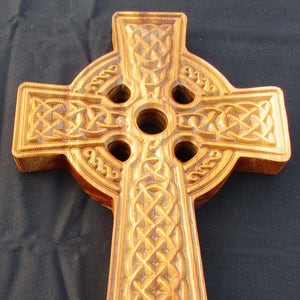 Celtic Cross; 12 inch wood Cross; Celtic; Celtic Wall Cross; Wood Celtic Cross